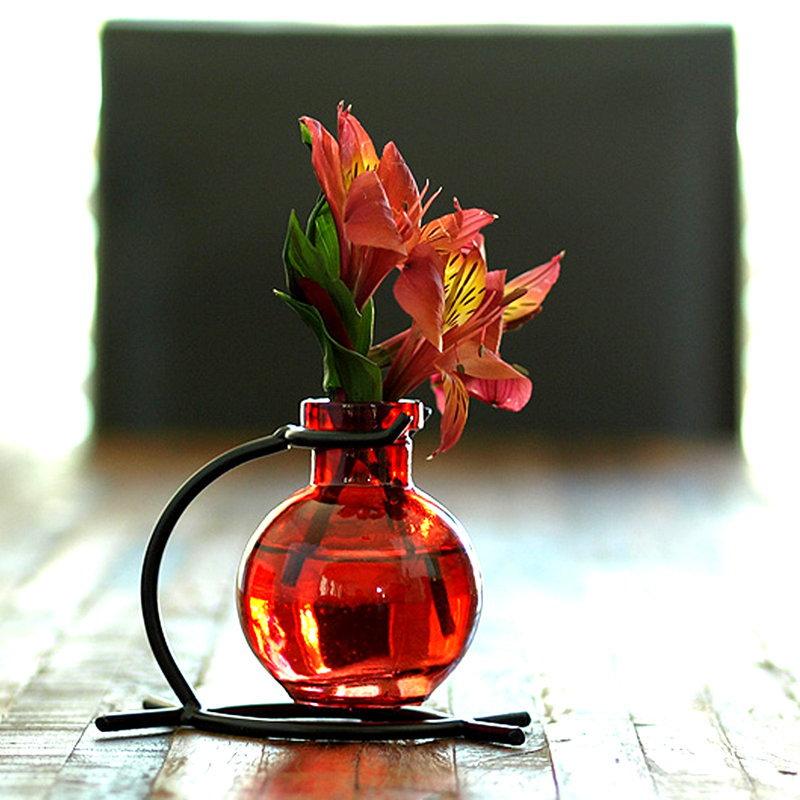 Berryville Bud Table Vase - Red, Red