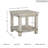 Auberon Solid Wood End Table and Built-In Outlets