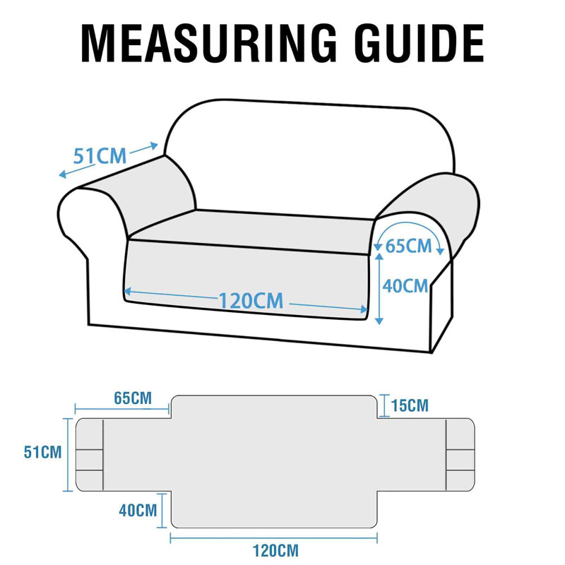 Polyester Sofa Slipcover, Brown