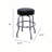 Retro Home Single Ring Swivel Bar & Counter Stool-88203649-88203646