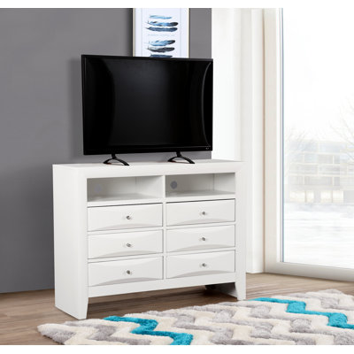 TV2 Media Chest , TV Stand With Open Countertop