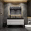 Ensemble de meuble-lavabo simple mural 59 po Golitz-493744947