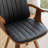 Modern Upholstered Leather Swivel Dining Chairs-583661914