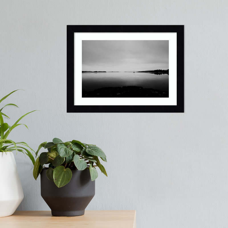 Into The Dark Night We Go by Laura Evans, Black, 19" H x 25" W