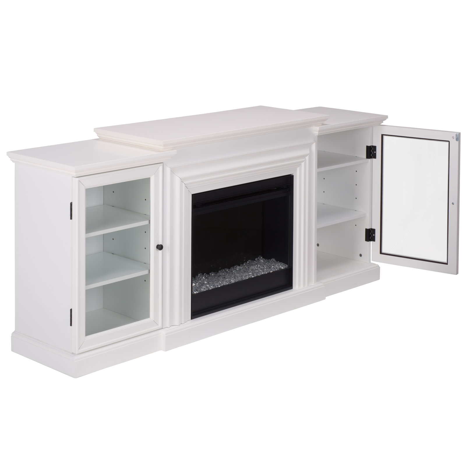 Walton Crystal Bead Electric Fireplace