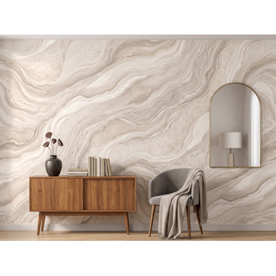 Luxury Limestone Wallpaper Mural | Luxury Plaster Wall Mural | Architectural Stone Texture | Neutral Greige Wall Art