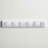 BirdRock Home Dual Hook Wall Mounted Coat Rack (White)-1600730001