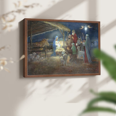 A Child is Born -Framed Print - Restickable