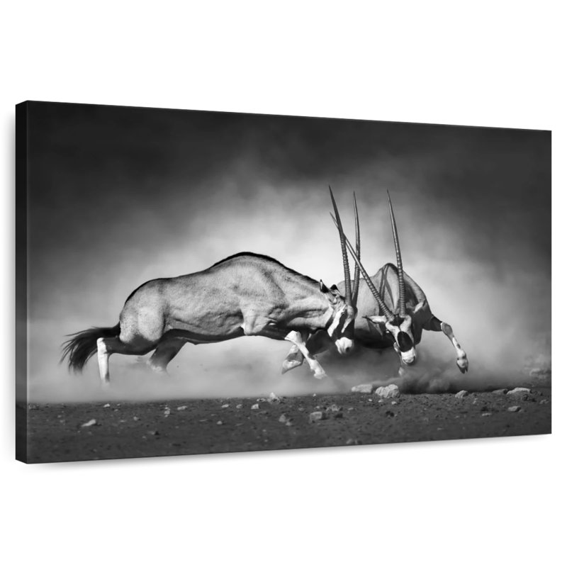 Brampt Wildlife Combat, 34" H x 51" W