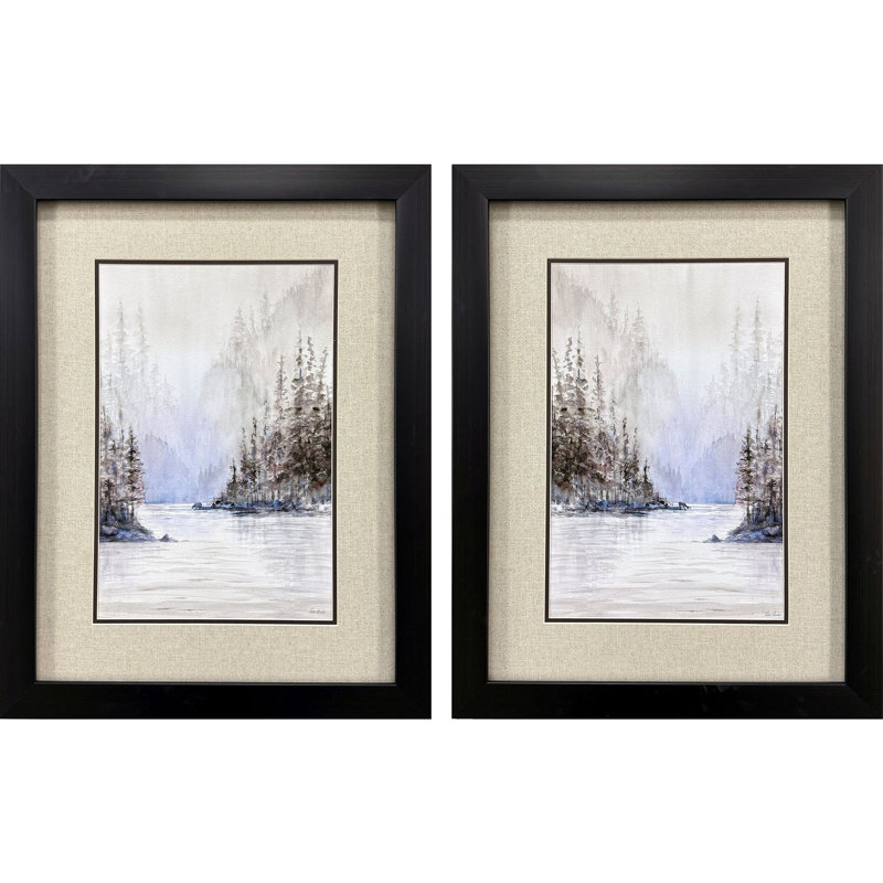 Mountain River Framed Art