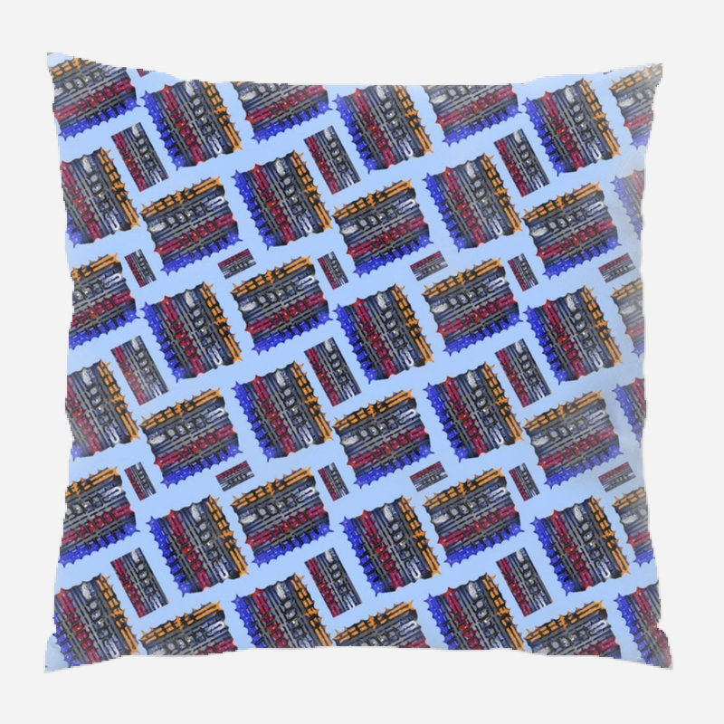 Coussin abstrait, Intérieur
