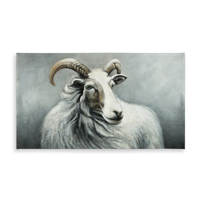 Cashmere Goat Indoor/Outdoor Tablecloth | Farm Animals Decor