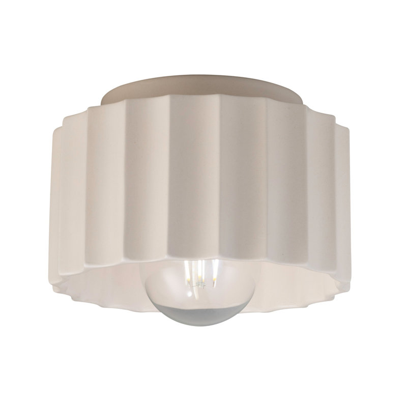 Radiance 1 - Light Flush Mount, Matte White, 5" H x 8" W x 8" D