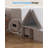 Queen Murphy Bed with Mattress & Usb Charging Station & Storage Drawers, White-1035683945