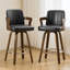 Tabouret de bar et de comptoir pivotant 29,5 po avec accoudoirs-1113464003-1133355896