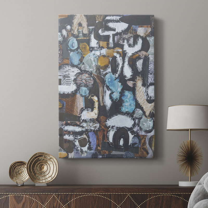 Verre bleu de California Beach - galerie Cavas sur mesure, H 60 po x l 40 po