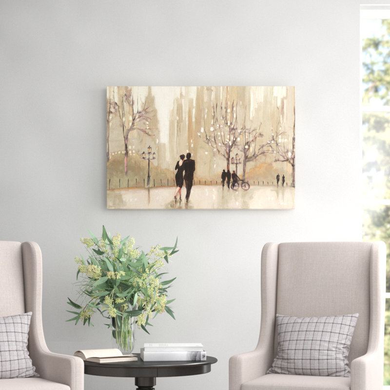 An Evening Out I by Julia Purinton - Print on Canvas, No Framed, Classic Wood Floater Framed, 101.6 cm H x 66.04 cm W