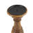 Mango Wood Turned Style Pillar Candle Holders (Set of 3)-2110241392