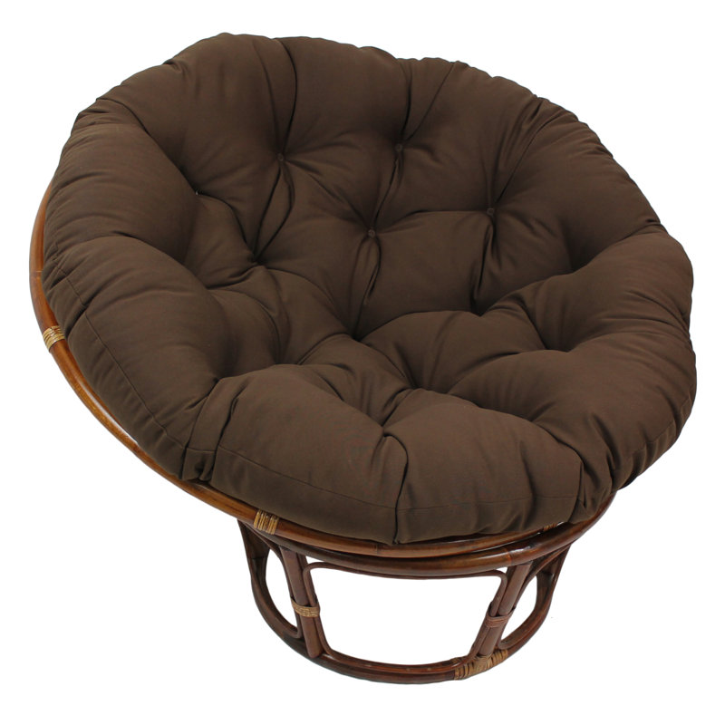 Coussin de méridienne pour l'intérieur, l 48 po x P 48 po, Chocolat