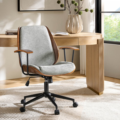 Oswina 37.75" H Polyester Office Chair 