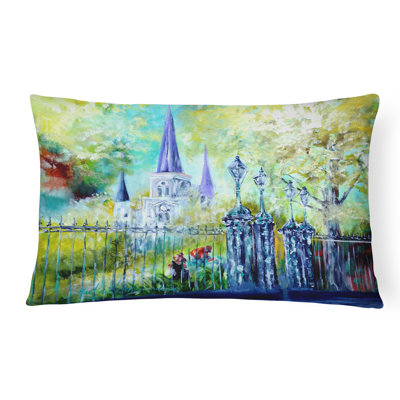  Coussin décoratif intérieur / extérieur St Louis Cathedrial Across the Square