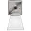 Applique murale au fini nickel brossé l 5 po x L 6,4 po x H 8,6 po SUPERHUNTER