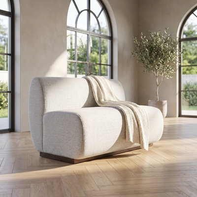 Banc modulaire rembourré à deux places Housley