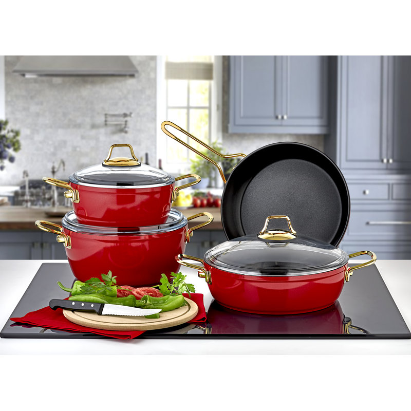 Leer 7 - Piece Non-Stick Aluminum Cookware Set