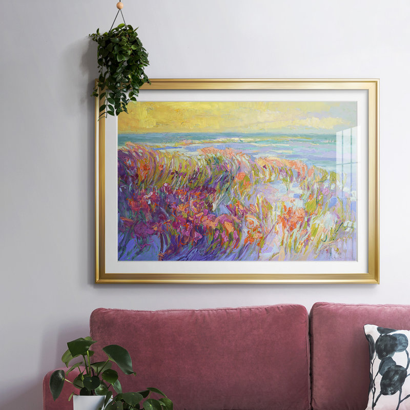 Summer Sanctuary, reproduction d'art sur papier, Or, H 30 po x l 44 po x P 1,5 po
