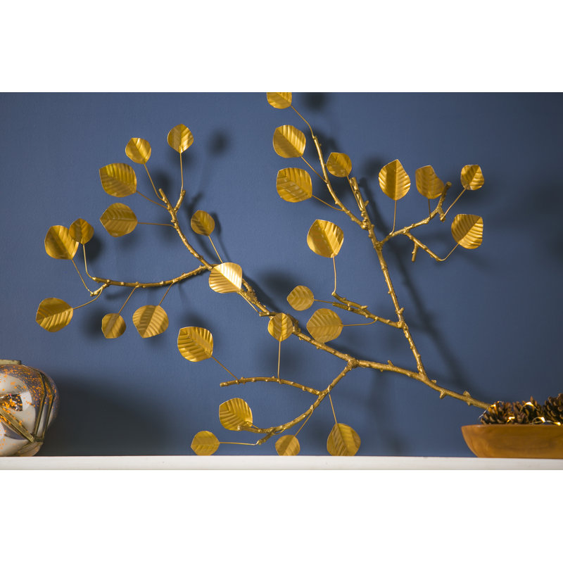 Metal Eucalyptus Arrangement