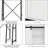 Over The Toilet Storage Cabinet With Sliding Barn Door, Bathroom Shelves Over Toilet Storage Featuring Adjustable Shelves And Side Storage Rack For Compact Bathrooms Use White
