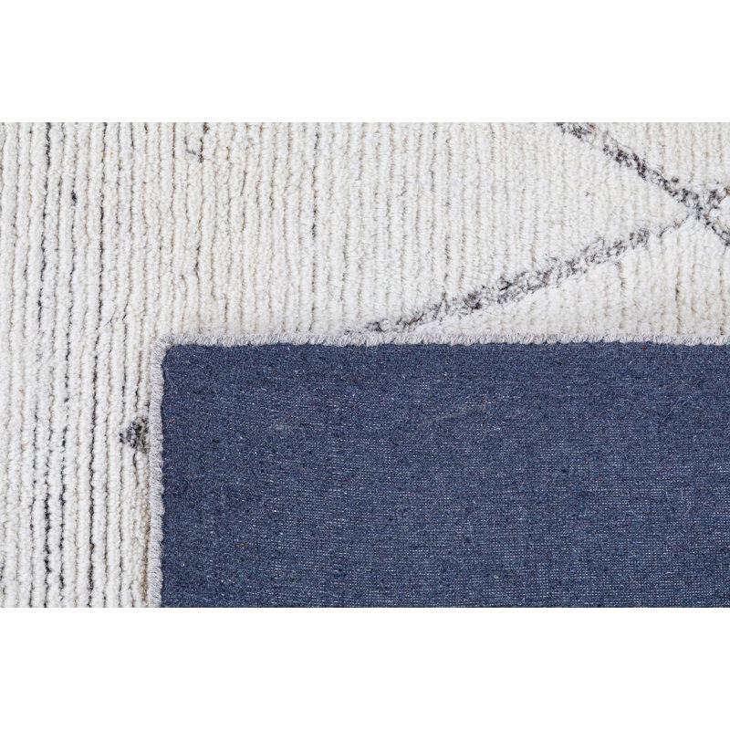 Carolan Hand Tufted Wool Indoor Rug, Rectangle 7'9" x 9'9"