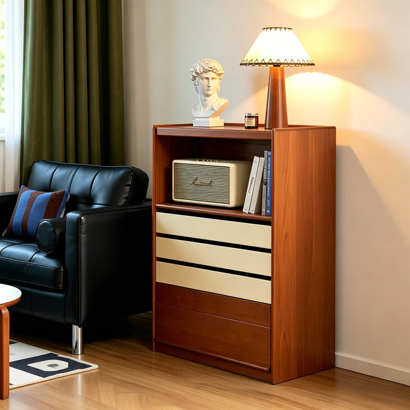 Commode d'appoint de sol style rétro français