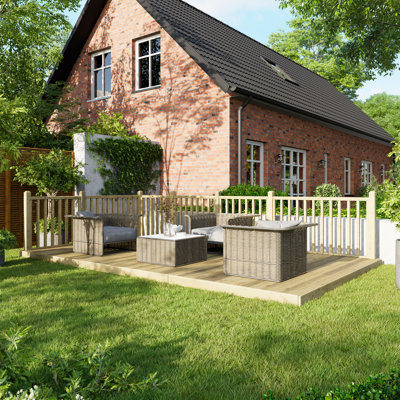 298 L x 536 W Interlocking Deck