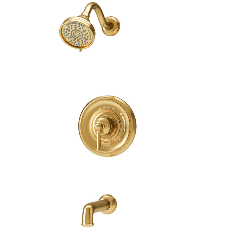 Braston HydroMersion Tub and Shower Faucet Trim Kit, Bronze