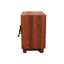 Table de chevet avec station de charge, table de chevet en bois avec 2 tiroirs de rangement, table de bout pour chambre à coucher, salon-2001204955