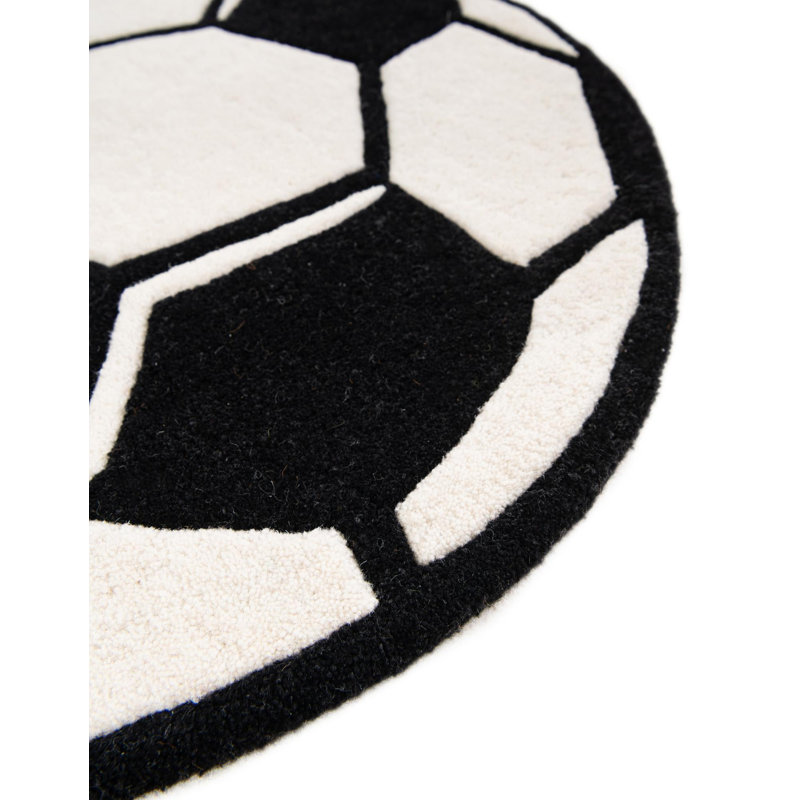 Tapis en laine pour jouer Unique, Rond 5 pi 1 po