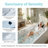 67" Acrylic Whirlpool Massage Bathtub, 8 Hydro Jets with 750W Motor, 125° Ergonomic Backrest, Waterproof Headrest, 660 lbs Capacity, Chrome Hardware
