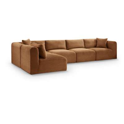 Canapé modulaire en L Carmean Performance