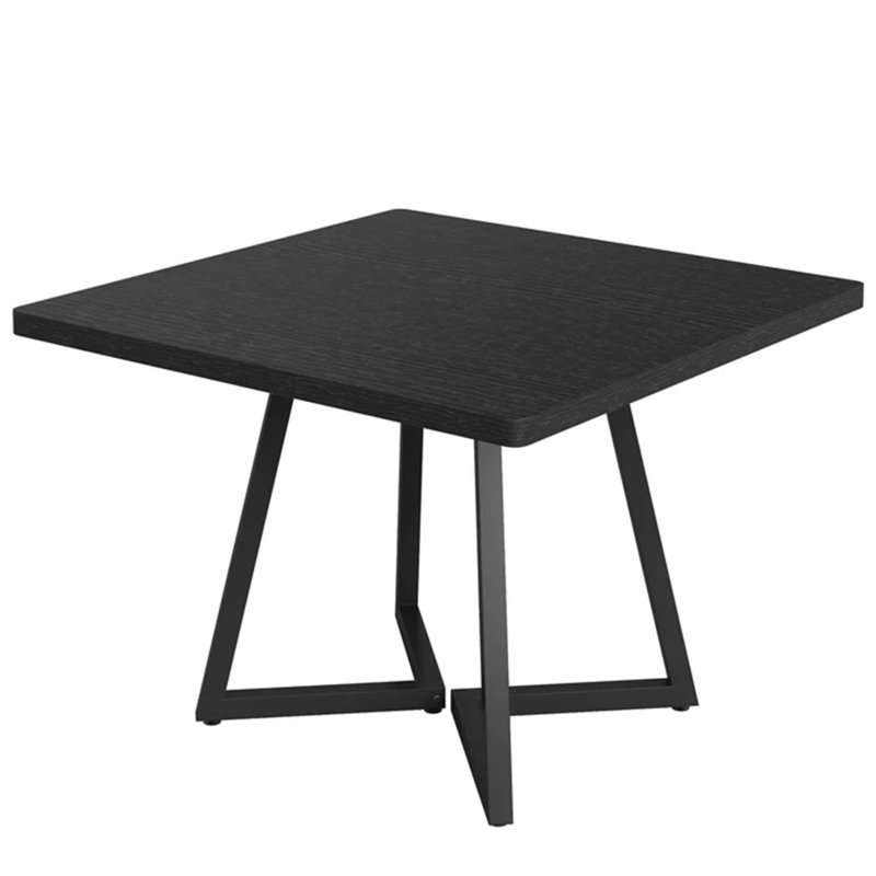 Table basse carrée (sans la chaise), Noir