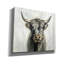  «Highland Cow Horizontal» par Silvia Vassileva, art mural sur toile, 30 po x 26 po