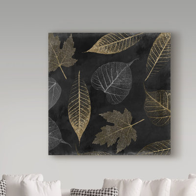 «Jade», affiche rétro sur toile tendue «Autumn Gold Black»