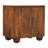 Solid Wood Solis Fluted Cabinet,Brown,2-Drawers