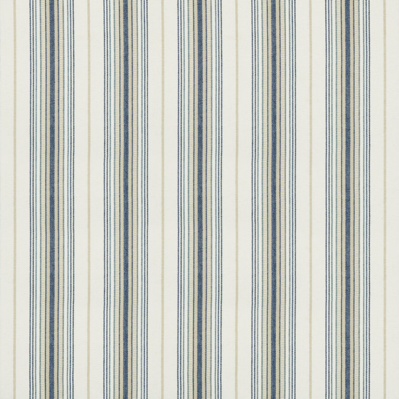 The Riviera Cassis Stripe Fabric, Marina