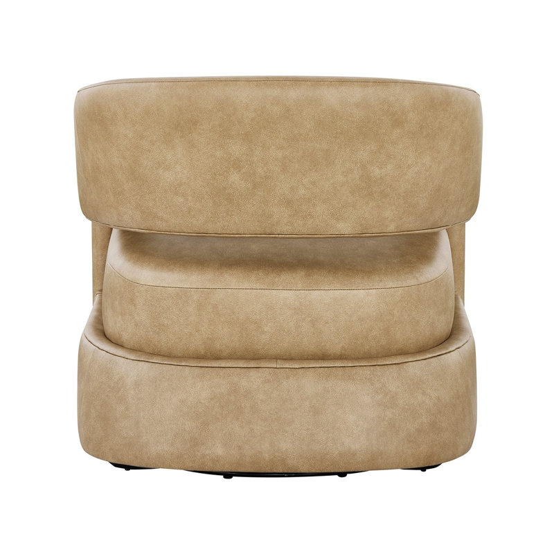 Universal Upholstery Upholstered Swivel Chair, Tan Fabric