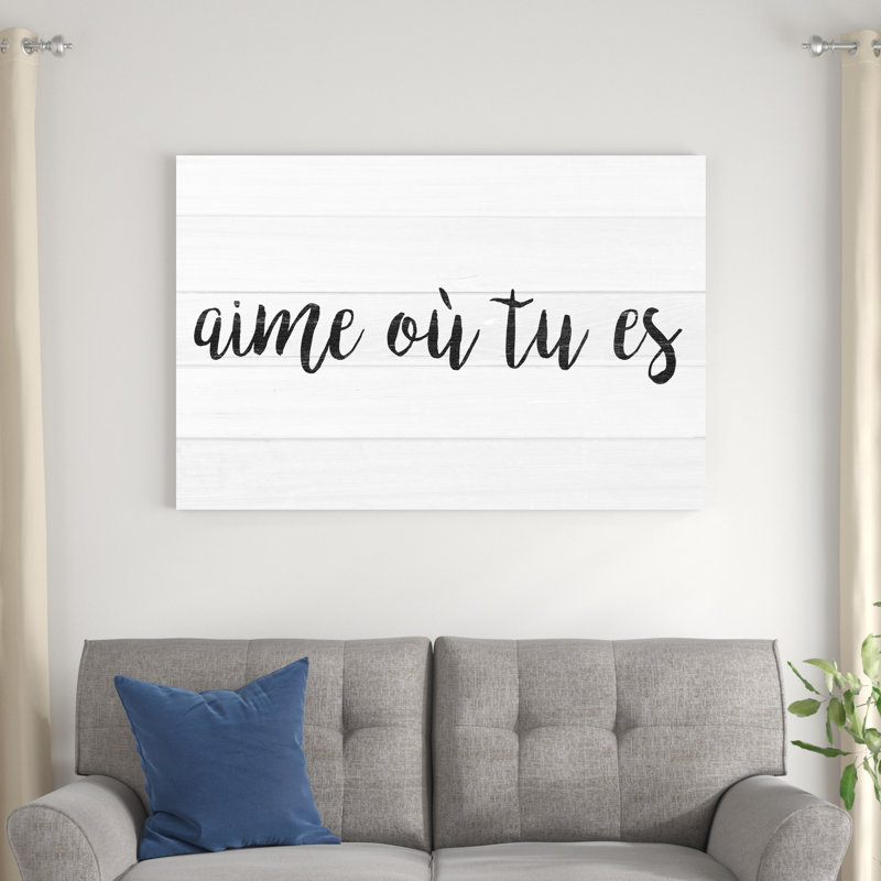Typographie française VI, H 32 po x l 48 po