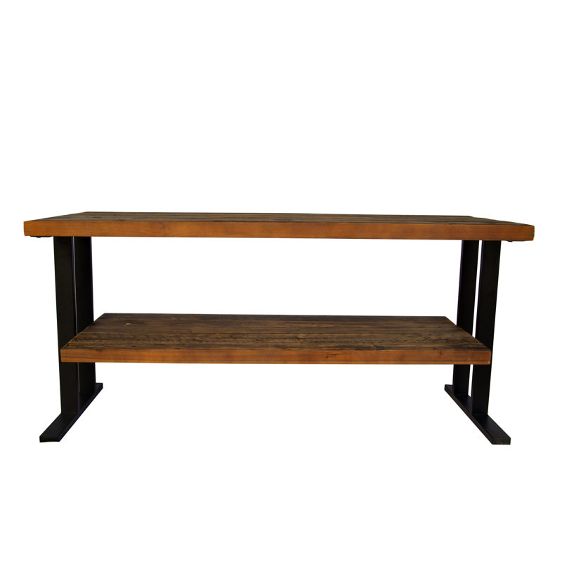 24" Solid Wood Console Table Wood Console Table Entryway Table Modern Console Table