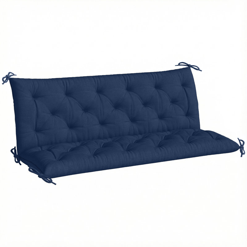 Outdoor Seat Cushion, Green, 150 cm W x 49 cm D