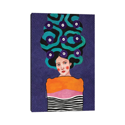 Beneath The Breaking Waves by Hülya Özdemir - Painting on Canvas