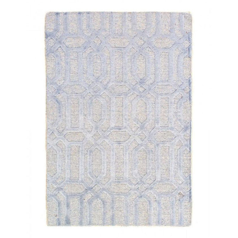 Hatmane One-of-a-Kind 5'9'' X 3'11'' Area Rug in Light Blue